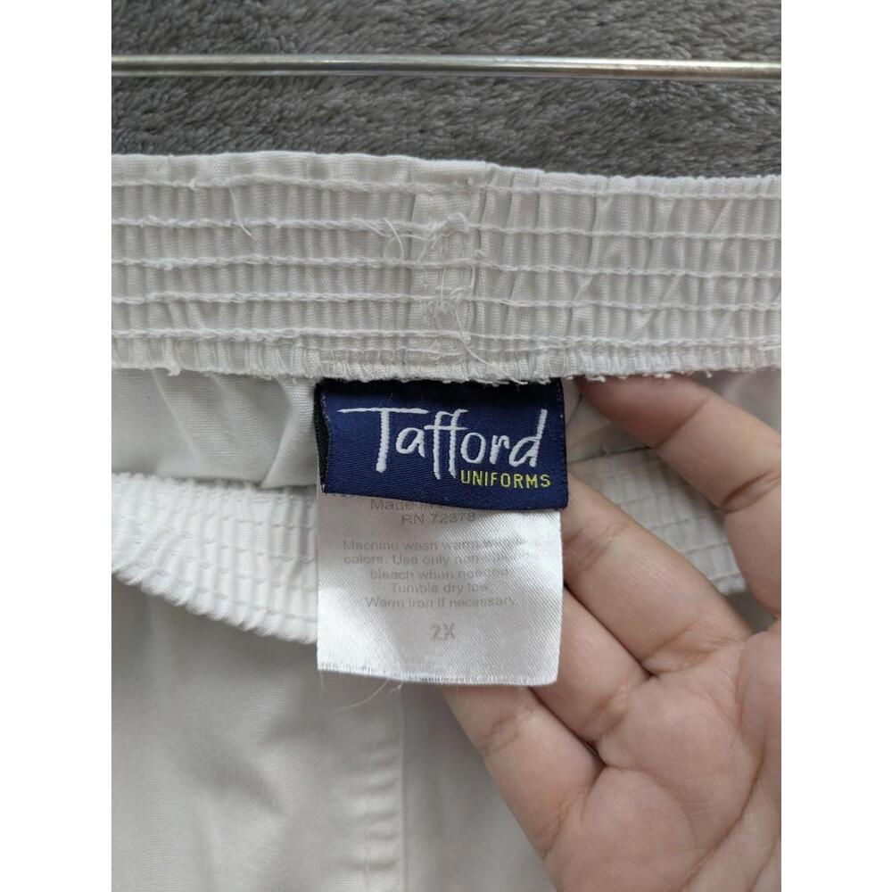 Tafford Scrub Pants Womens Plus Size 2X White - Picture 3 of 9